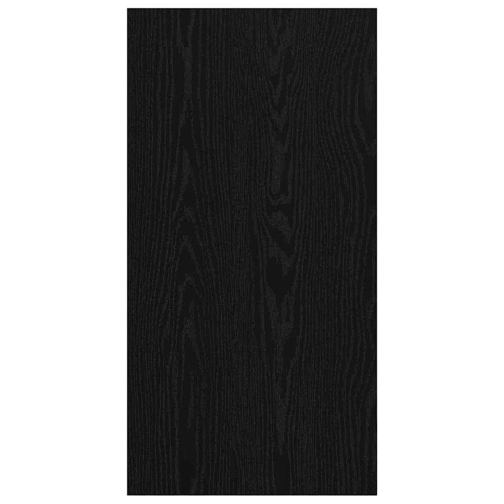 TV-Schrank Schwarz Eichen-Optik 37 x 37 x 72 cm Holzwerkstoff