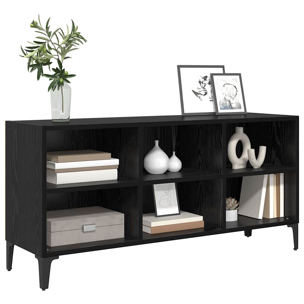 Meuble TV en chêne noir, aggloméré de chêne noir standard