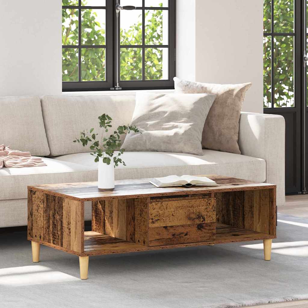 Couchtisch Altholz 103,5 x 60 x 35 cm Holzwerkstoff