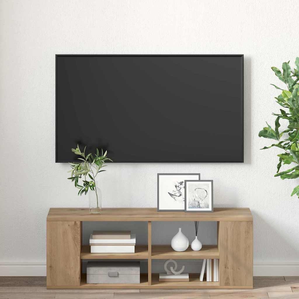 Wandmontierter TV Schrank Artisan-Eiche 102 x 35 x 35 cm