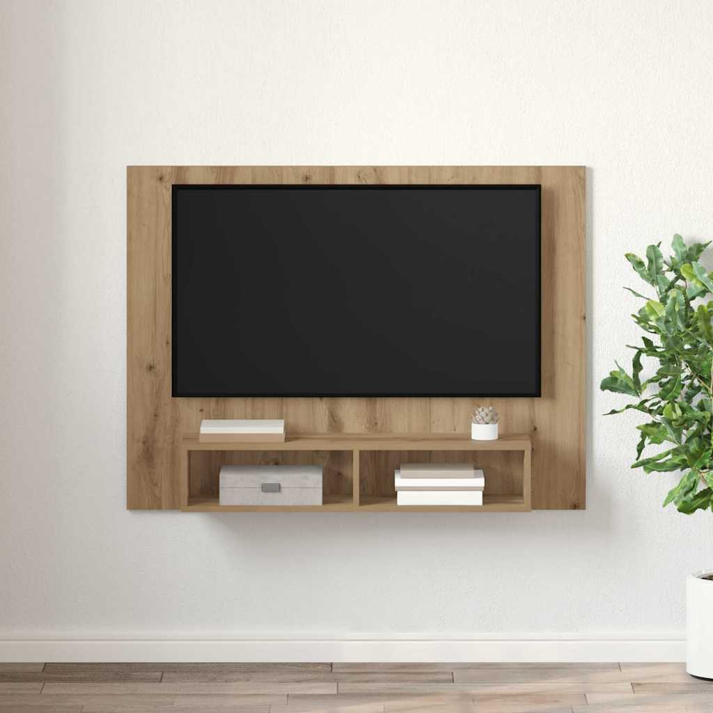 Wand TV Schrank Artisan-Eiche 120 x 23.5 x 90 cm Holzwerkstoff