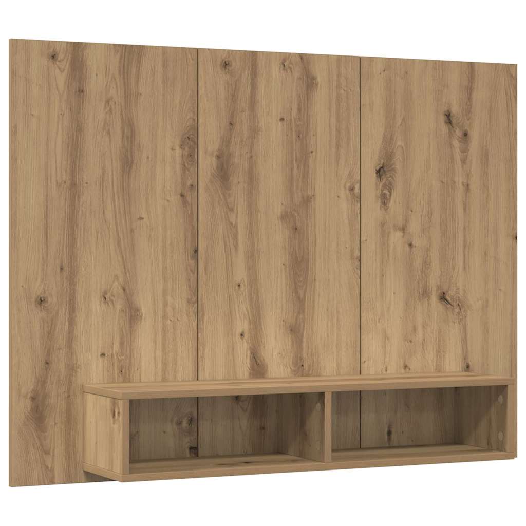Wand TV Schrank Artisan-Eiche 120 x 23.5 x 90 cm Holzwerkstoff
