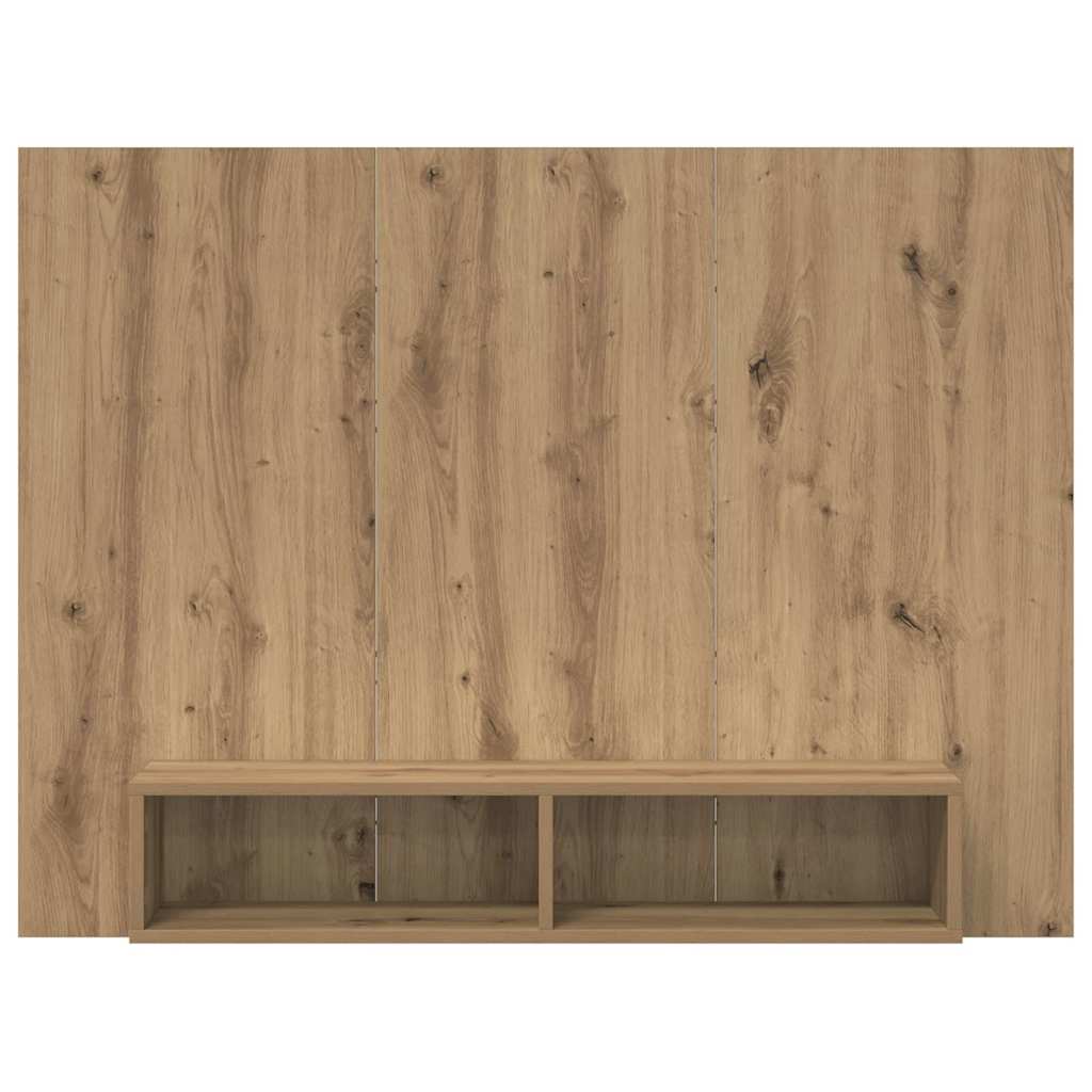 Wand TV Schrank Artisan-Eiche 120 x 23.5 x 90 cm Holzwerkstoff