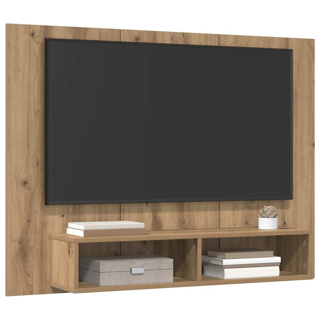 Wand TV Schrank Artisan-Eiche 120 x 23.5 x 90 cm Holzwerkstoff