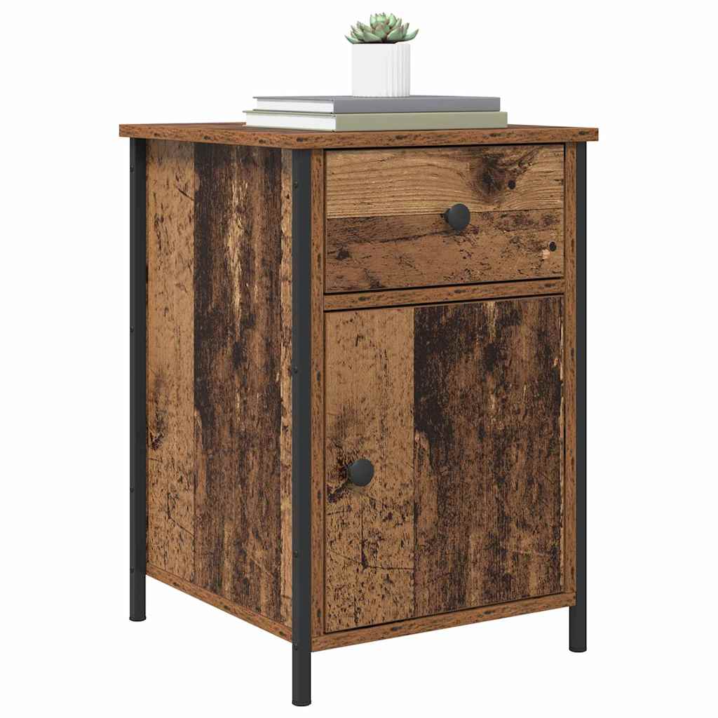 Nachttisch 2 pcs Altholz 40 x 42 x 60 cm Holzwerkstoff