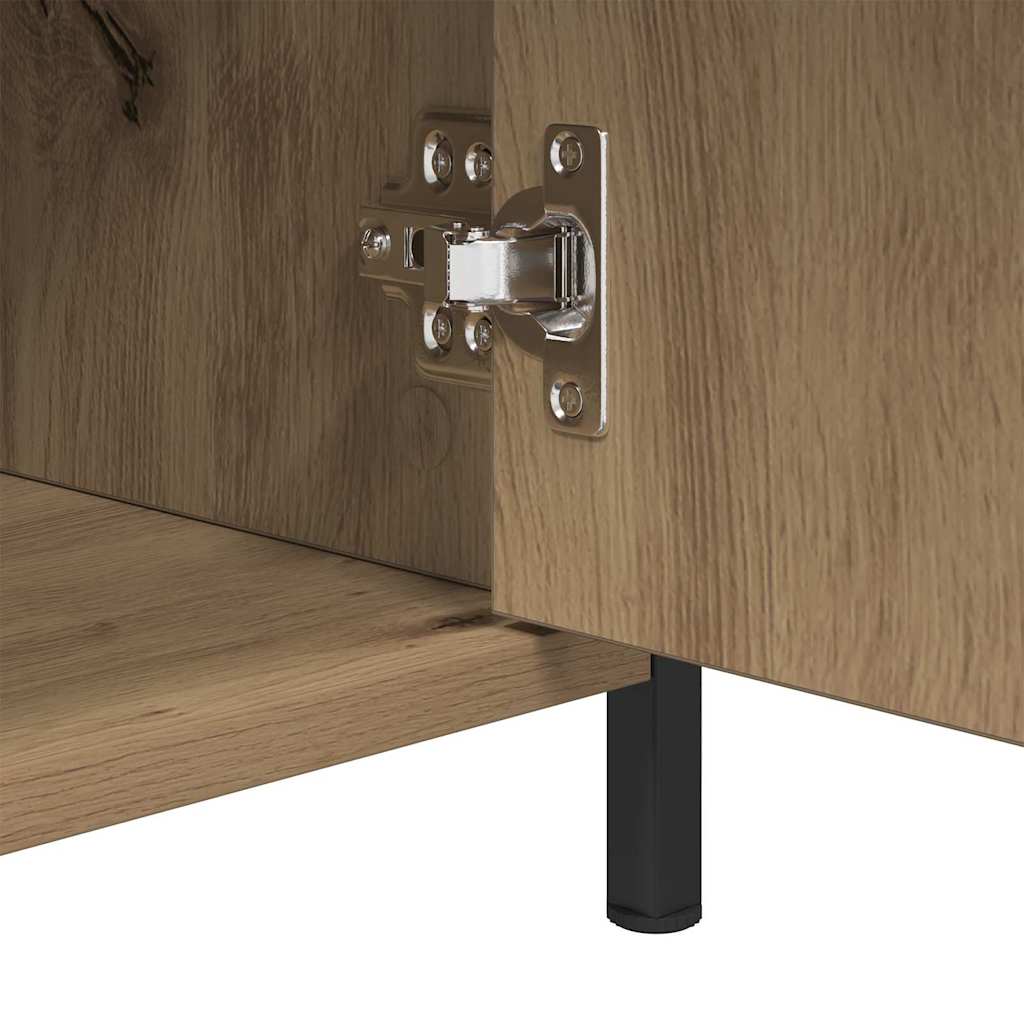 Nachttisch 2 pcs Eiche handwerklich 40 x 42 x 60 cm