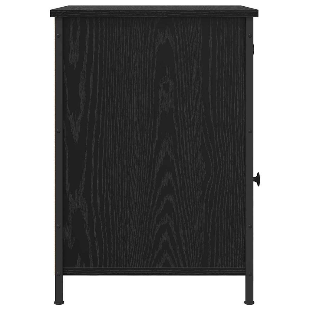 Nachttisch Schwarz Eichen-Optik 40 x 42 x 60 cm Holzwerkstoff