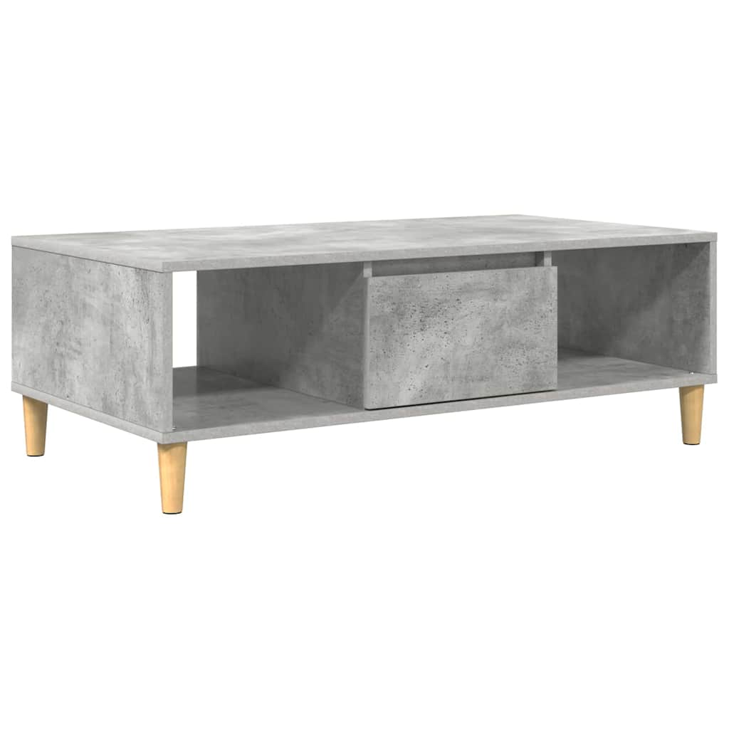 Couchtisch Betongrau 103,5 x 60 x 35 cm Holzwerkstoff