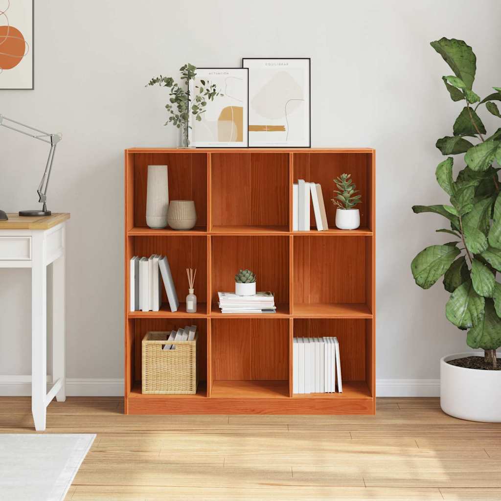 Bücherregal / Raumteiler Wachsbraun 104 x 33 x 110 cm