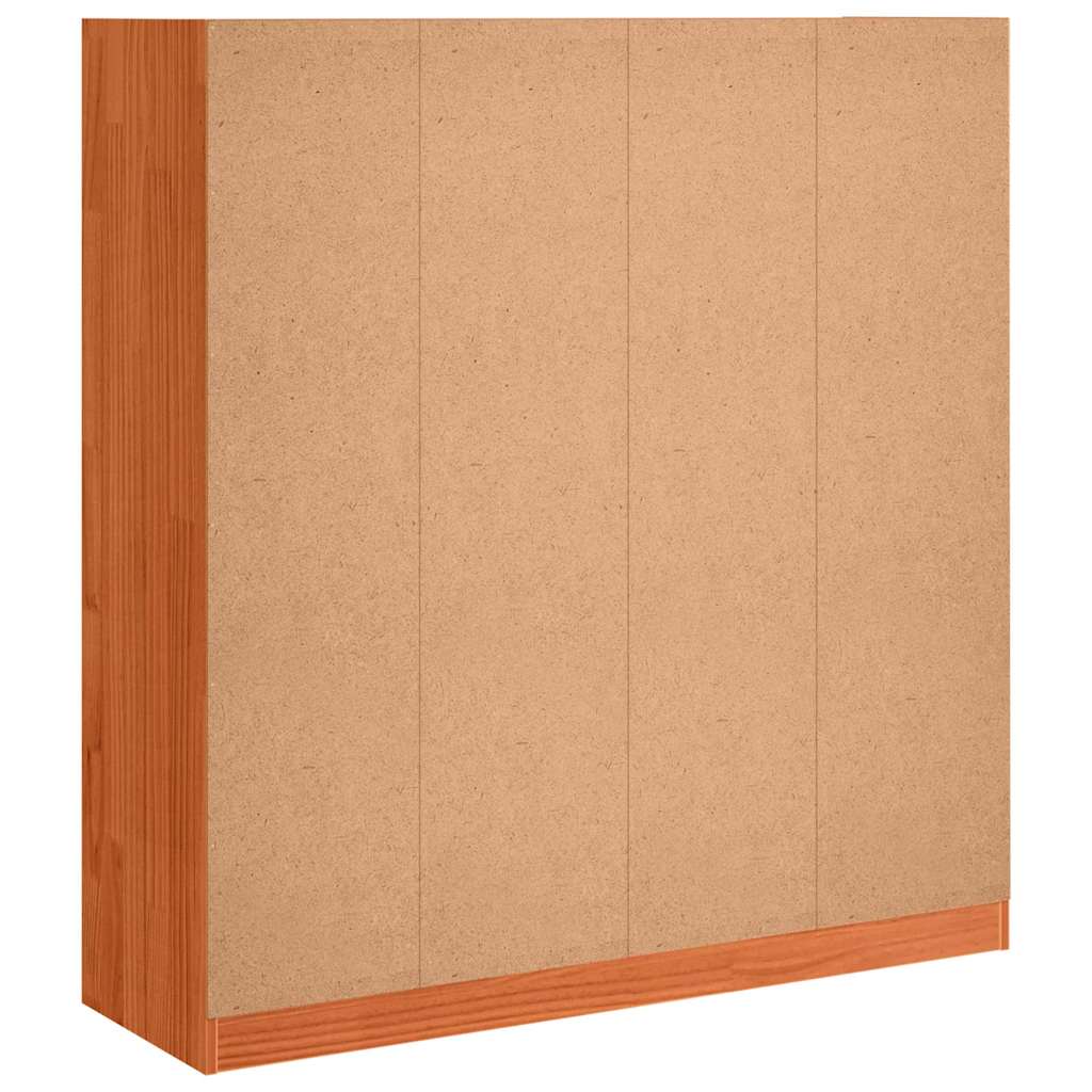 Bücherregal / Raumteiler Wachsbraun 104 x 33 x 110 cm