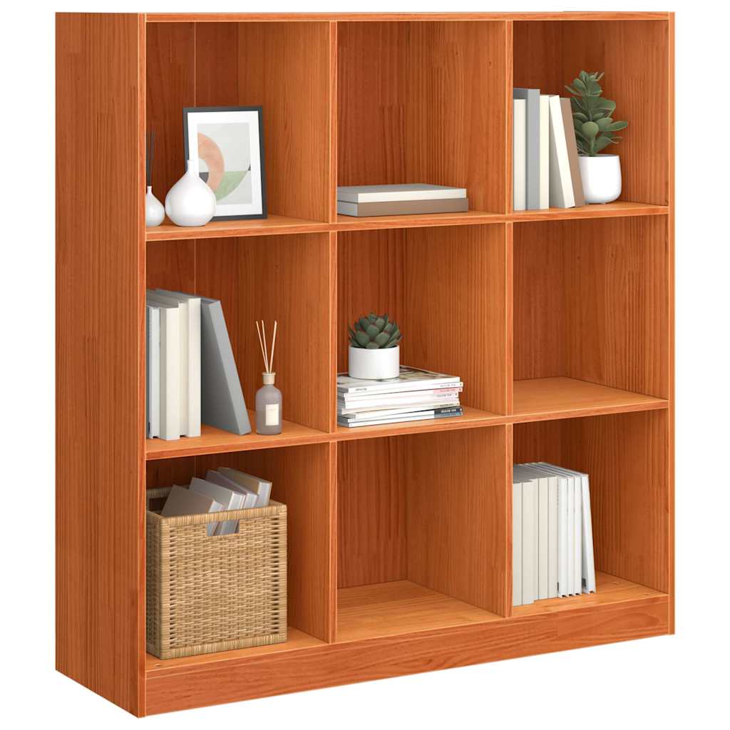 Bücherregal / Raumteiler Wachsbraun 104 x 33 x 110 cm