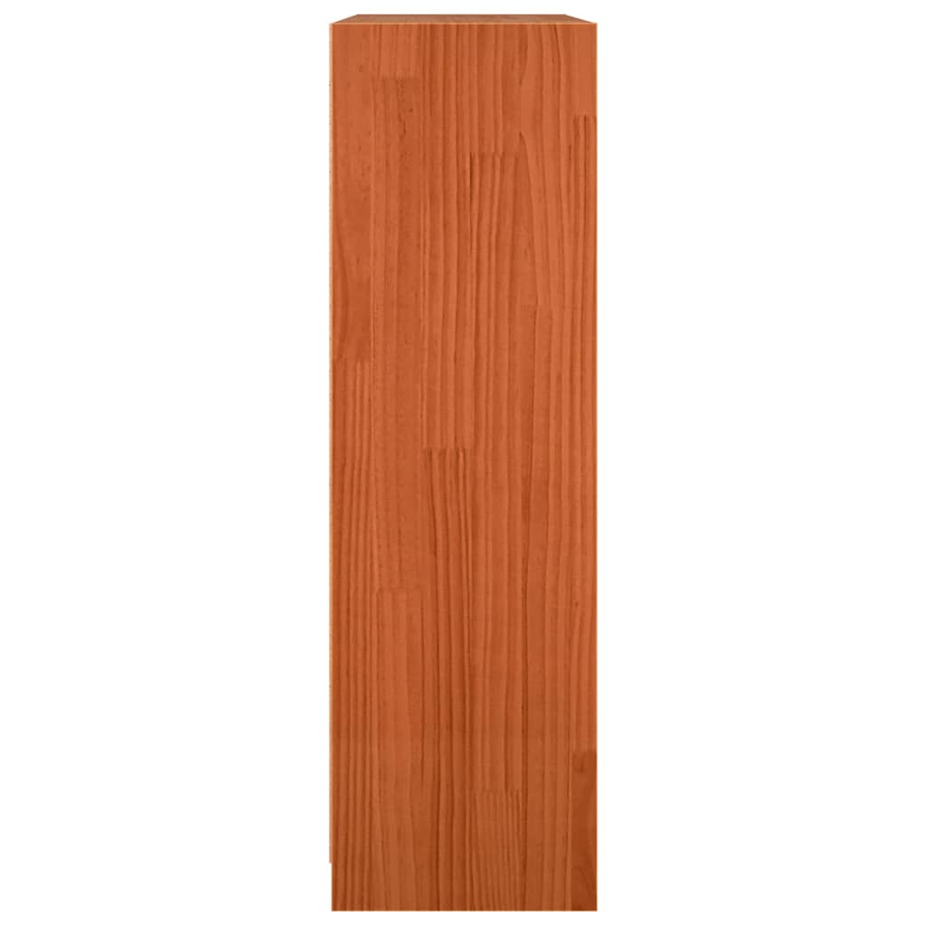 Bücherregal / Raumteiler Wachsbraun 104 x 33 x 110 cm