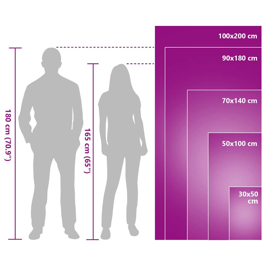 Sporthandtücher 2 stk. Schwarz 180 x 90 cm