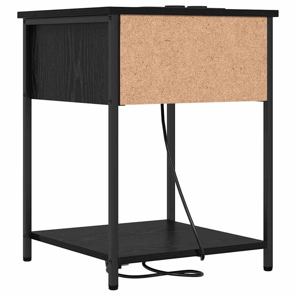 Nachttisch Schwarze Eiche 42 x 41 x 56 cm Holzwerkstoff