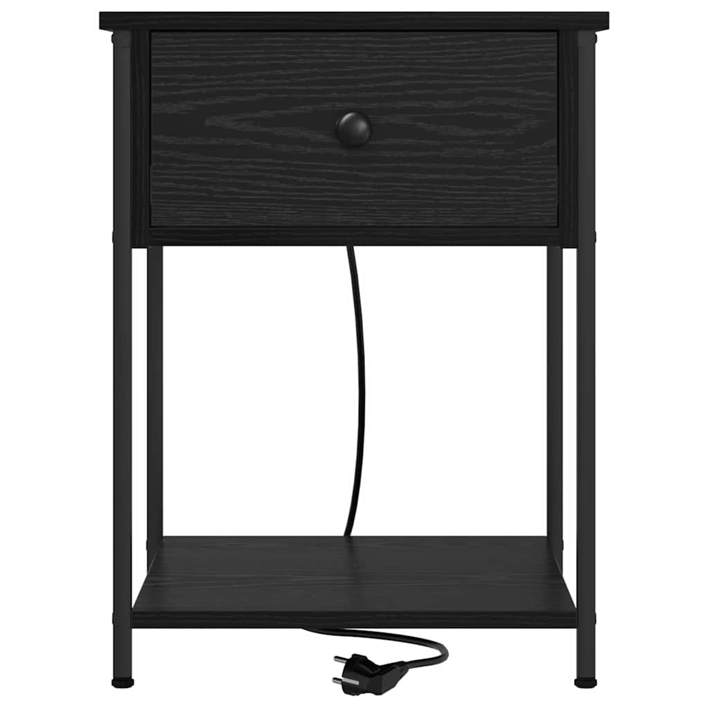 Nachttisch Schwarze Eiche 42 x 41 x 56 cm Holzwerkstoff