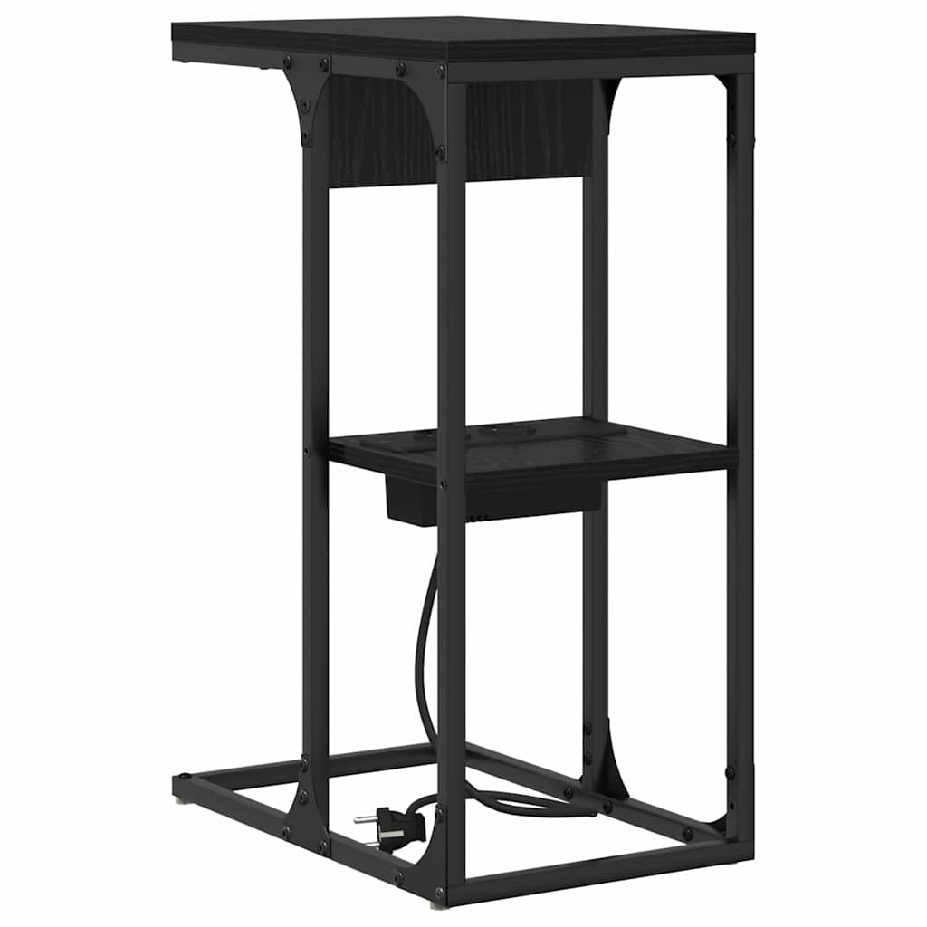 Nachttisch Schwarze Eiche 41,5 x 26 x 60,5 cm Holzwerkstoff