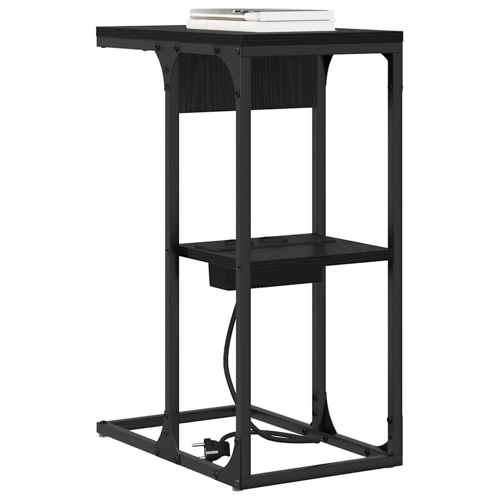 Nachttisch Schwarze Eiche 41,5 x 26 x 60,5 cm Holzwerkstoff