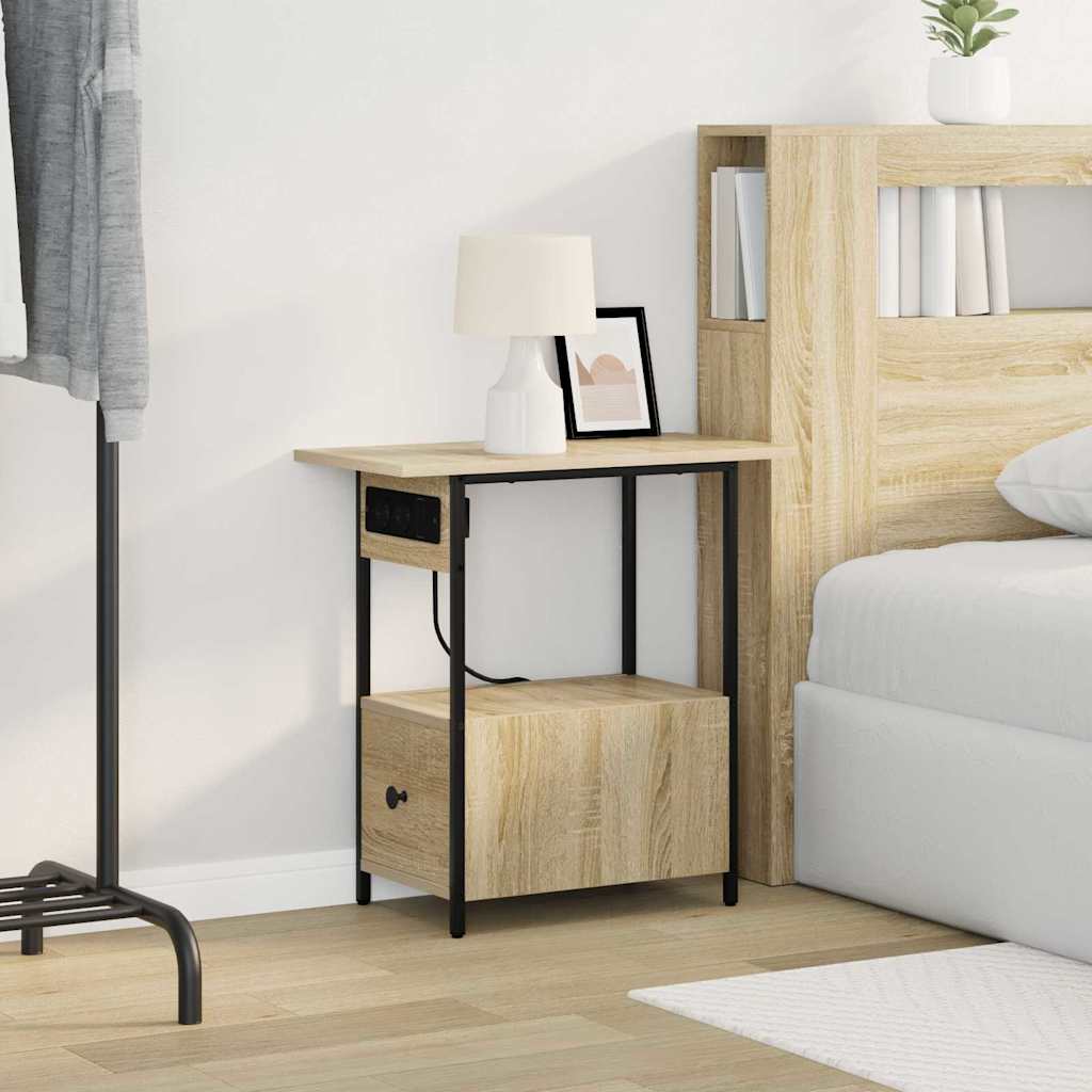 Nachttisch Sonoma Eiche 60 x 30 x 61 cm Holzwerkstoff