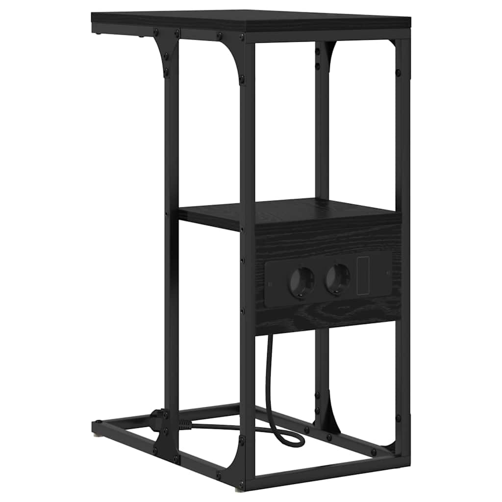 Nachttisch Schwarze Eiche 41,5 x 26 x 60,5 cm Holzwerkstoff