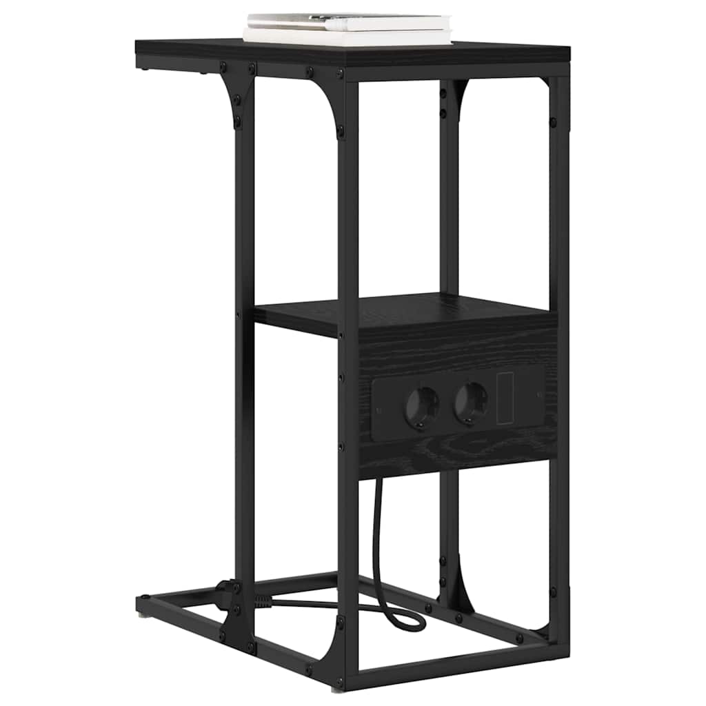 Nachttisch Schwarze Eiche 41,5 x 26 x 60,5 cm Holzwerkstoff