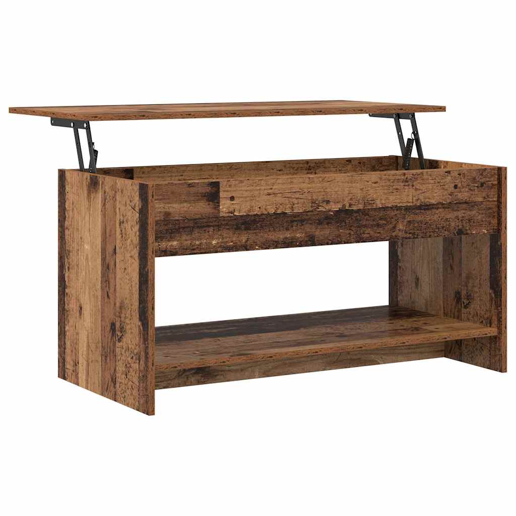 Couchtisch Altholz 102 x 50 x 52.5 cm Holzwerkstoff