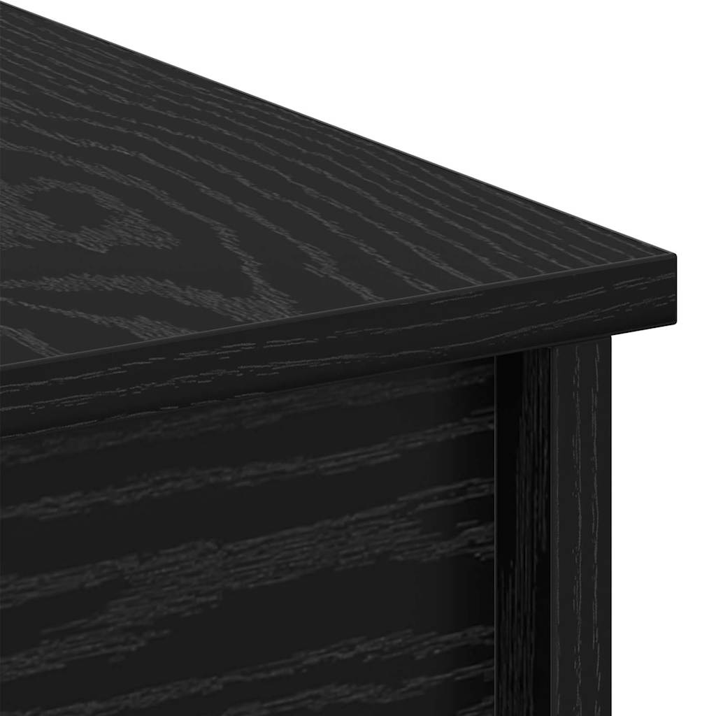 Couchtisch Schwarz Eichen-Optik 80 x 50,5 x 42,5 cm