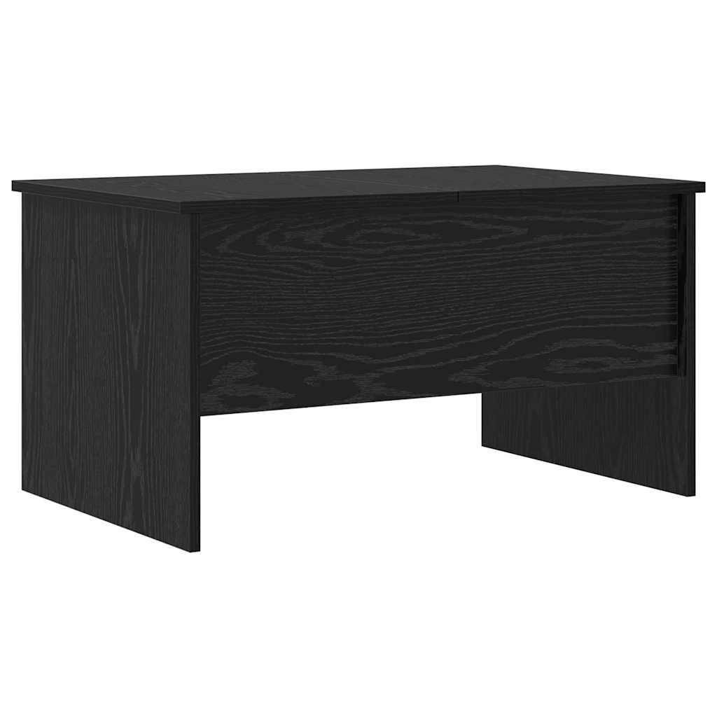 Couchtisch Schwarz Eichen-Optik 80 x 50,5 x 42,5 cm