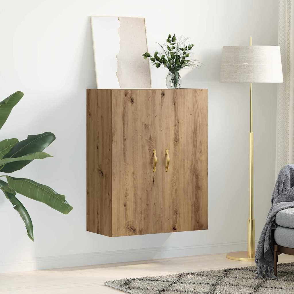 Wandschrank Artisan-Eiche 69.5 x 34 x 90 cm Holzwerkstoff