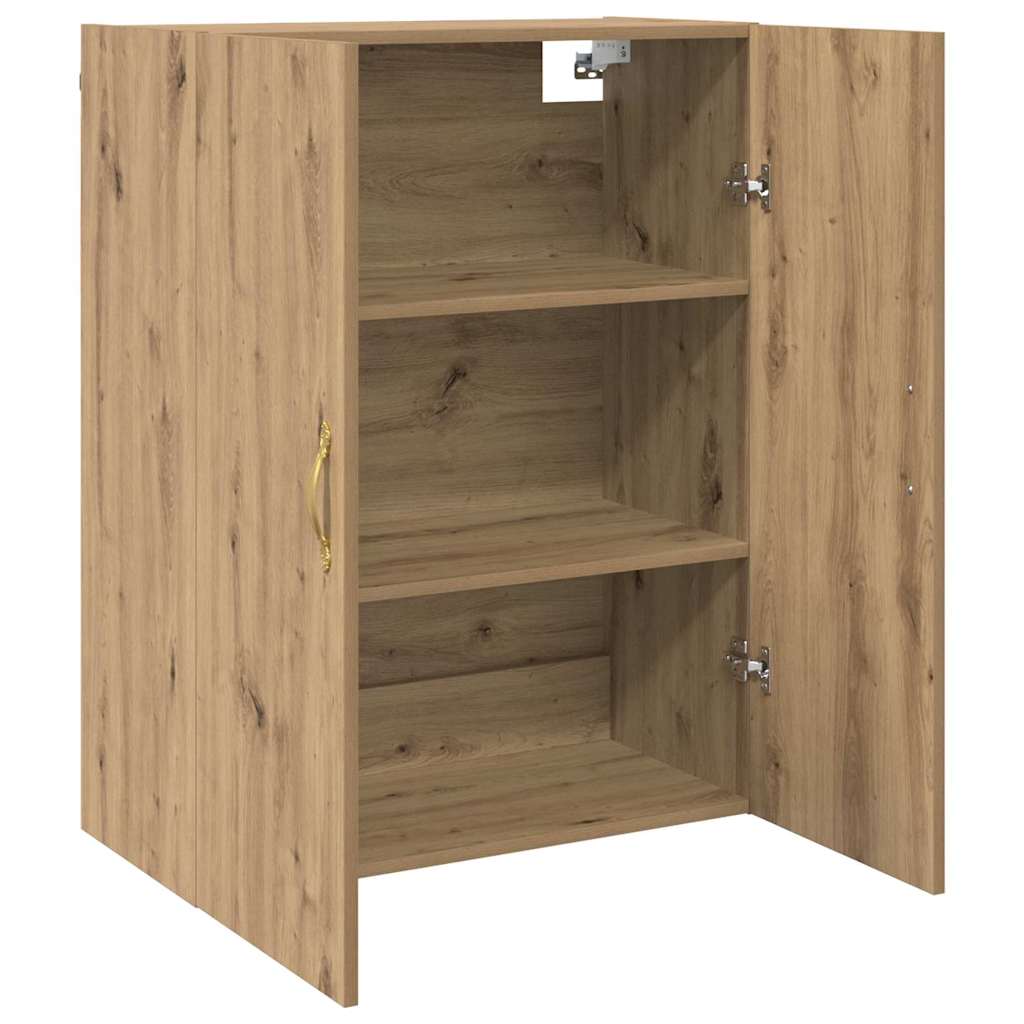 Wandschrank Artisan-Eiche 69.5 x 34 x 90 cm Holzwerkstoff