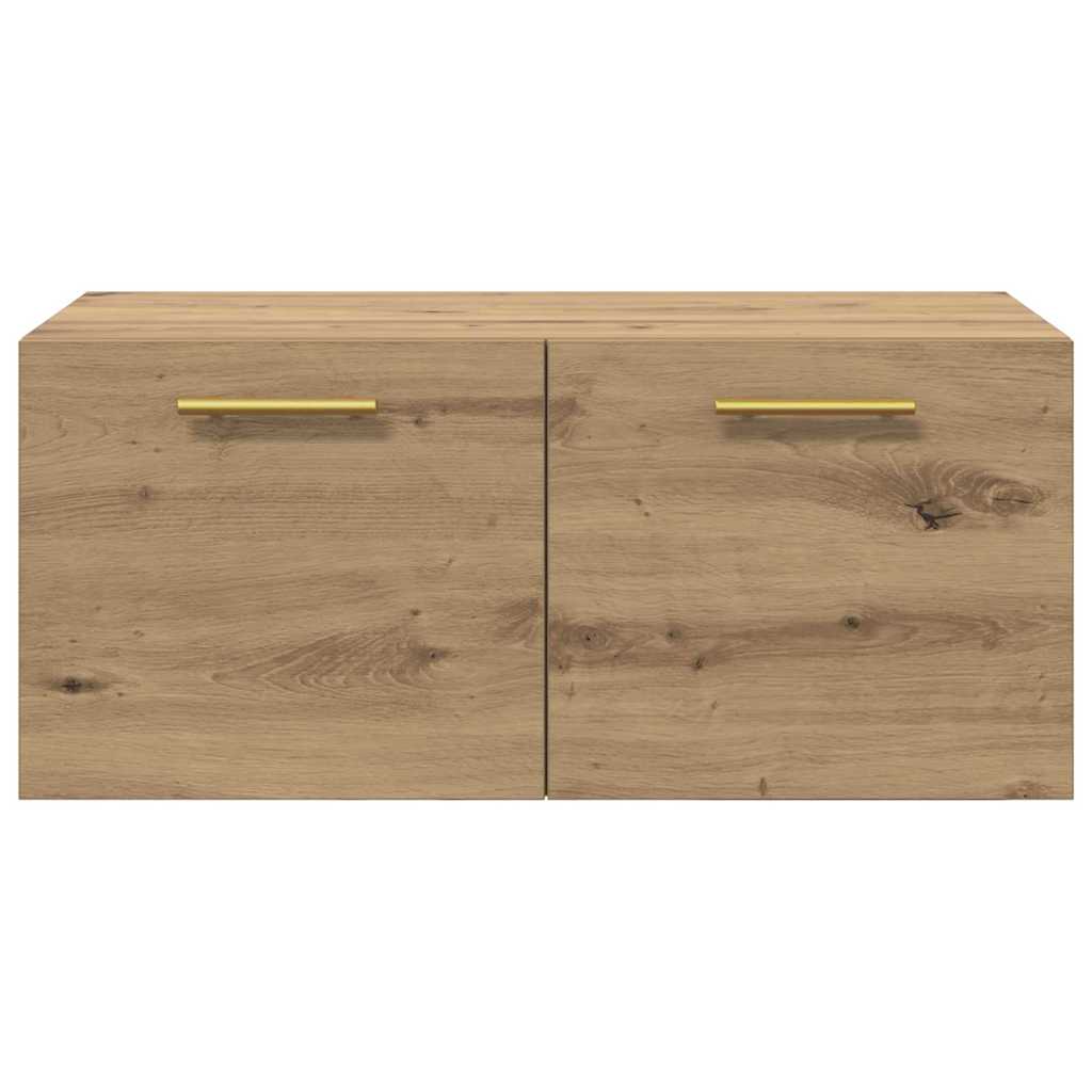 Wandschrank Artisan-Eiche 80 x 36.5 x 35 cm Holzwerkstoff