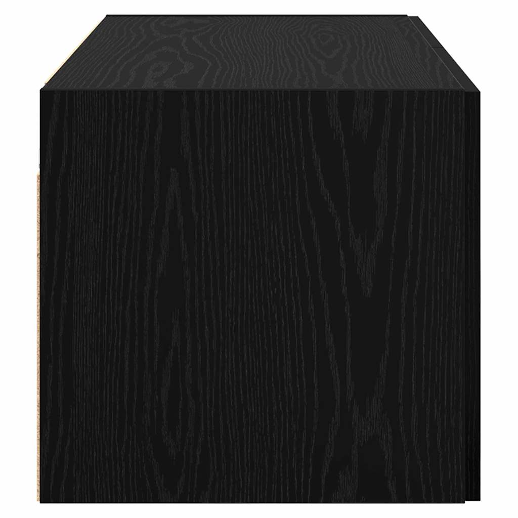 Wandschrank Schwarze Eiche 80 x 42,5 x 40 cm Holzwerkstoff