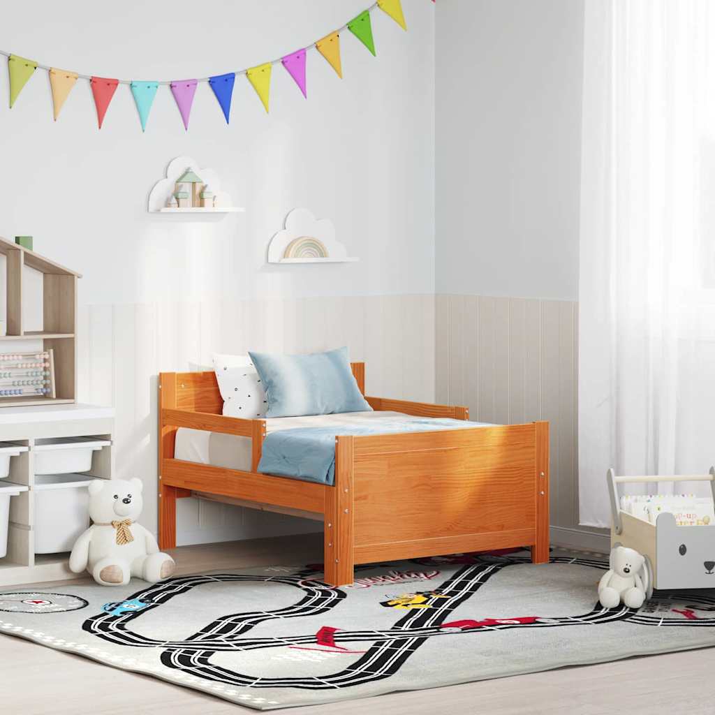 Ausziehbares Bettgestell für Kinder Sonstiges Wachsbraun