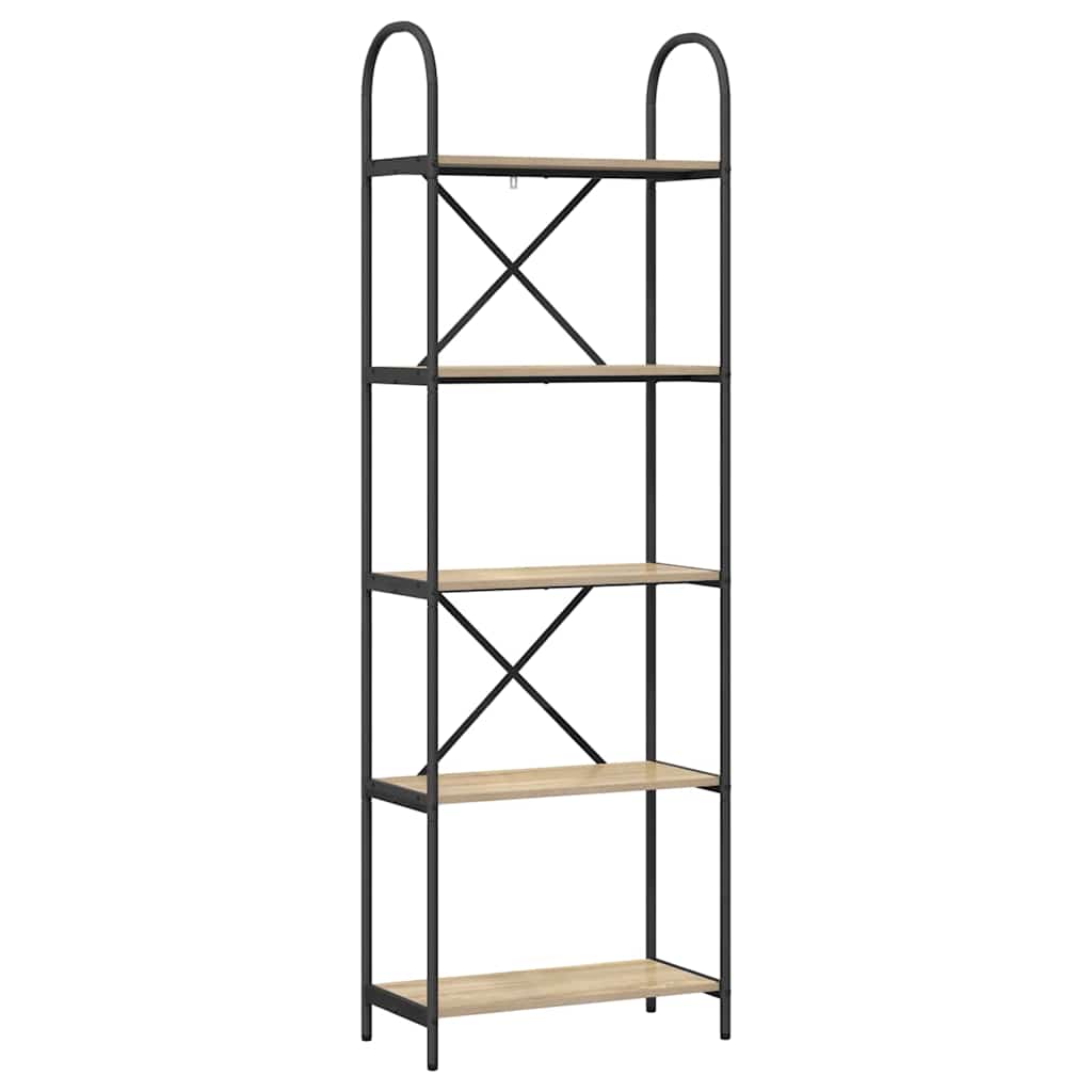 Regal Sonoma-Eiche 60 x 30 x 183 cm Holzwerkstoff