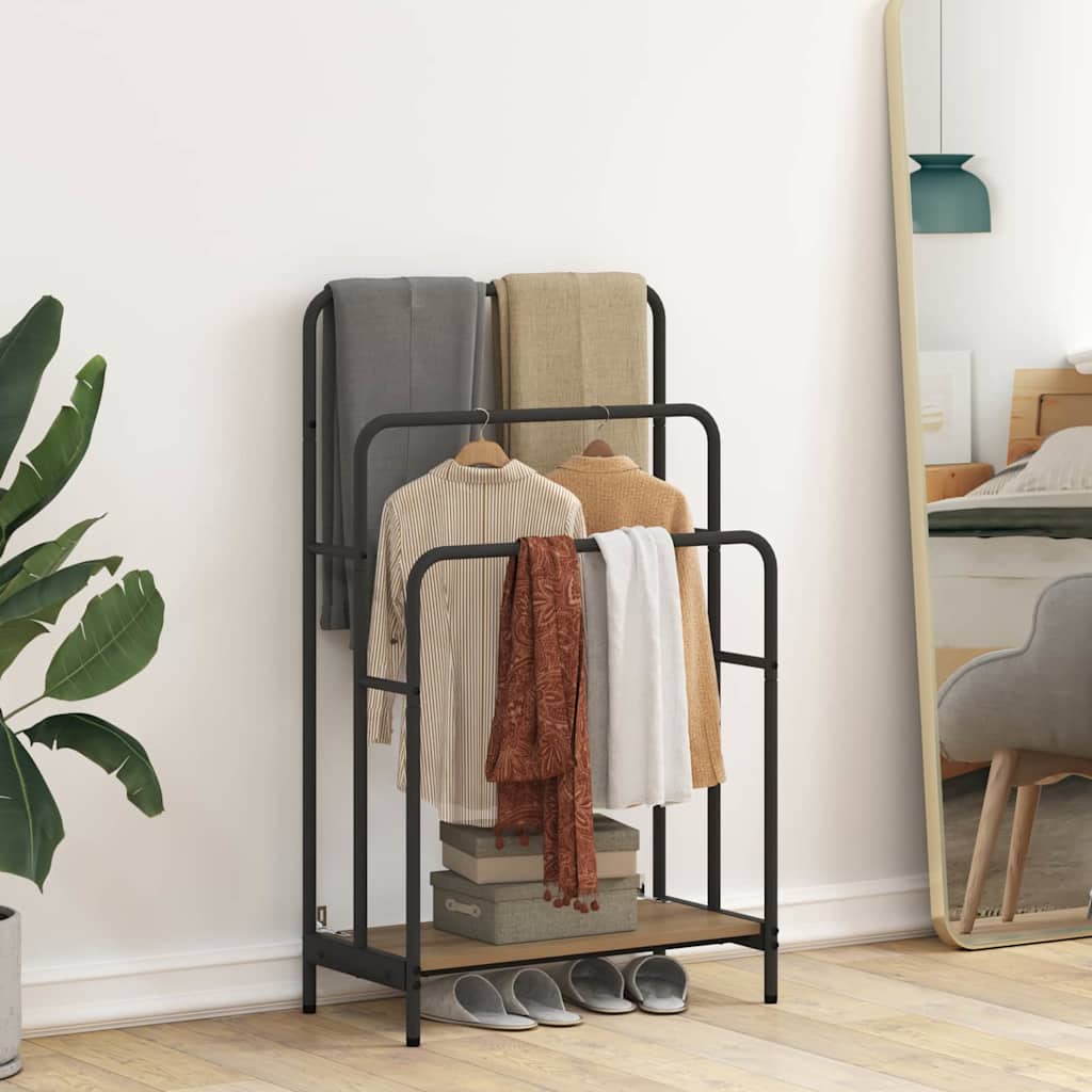 Kleiderständer Artisan-Eiche 60 x 30 x 100.5 cm Holzwerkstoff