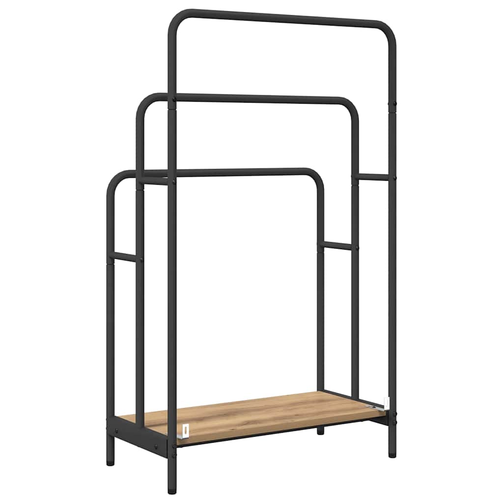 Kleiderständer Artisan-Eiche 60 x 30 x 100.5 cm Holzwerkstoff