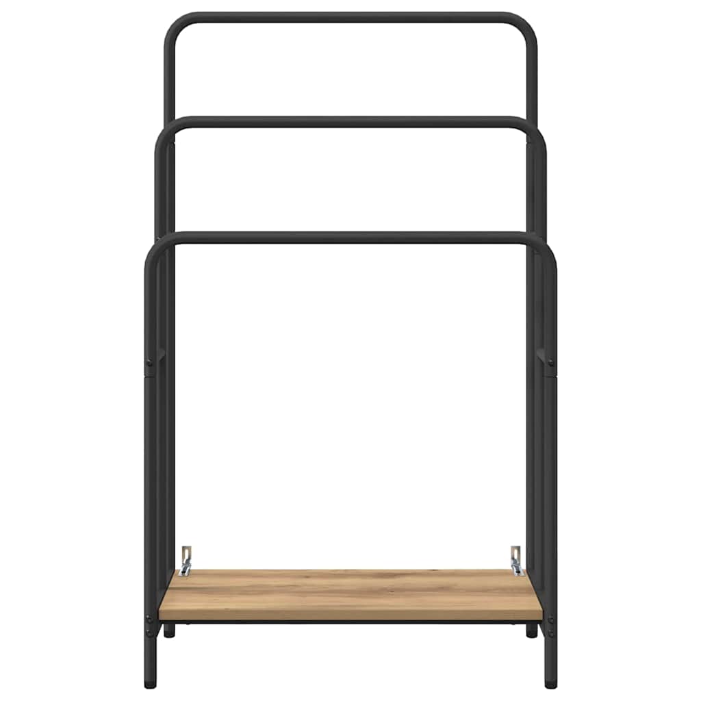 Kleiderständer Artisan-Eiche 60 x 30 x 100.5 cm Holzwerkstoff