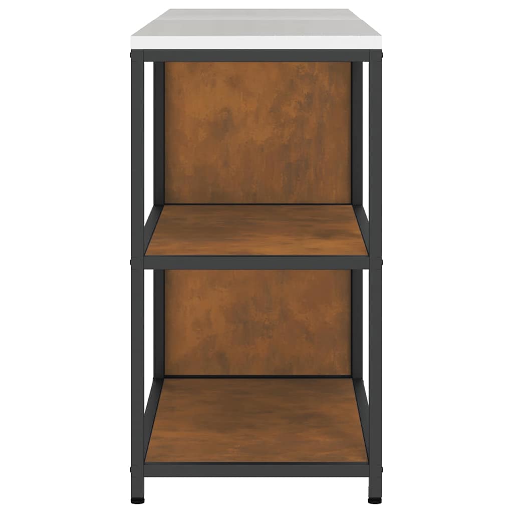 Aufbewahrungsset für die Küche mit Regal 2 pcs Rostig Stahl