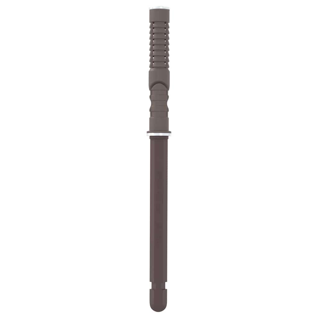 Schwebende Regalträger 12 pcs Braun Ø10 x 170 mm Stahl