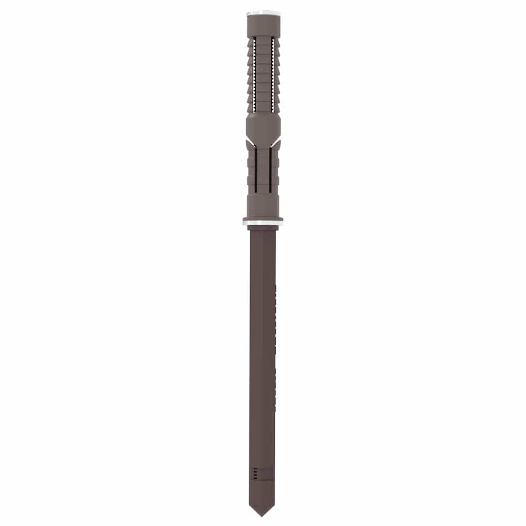 Schwebende Regalträger 12 pcs Braun Ø10 x 170 mm Stahl