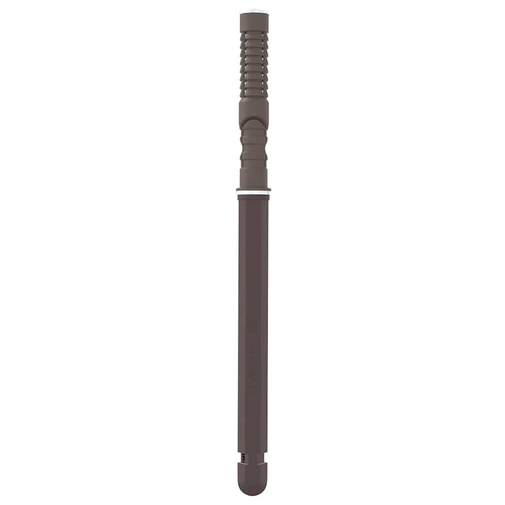 Schwebende Regalträger 12 pcs Braun Ø12 x 190 mm Stahl