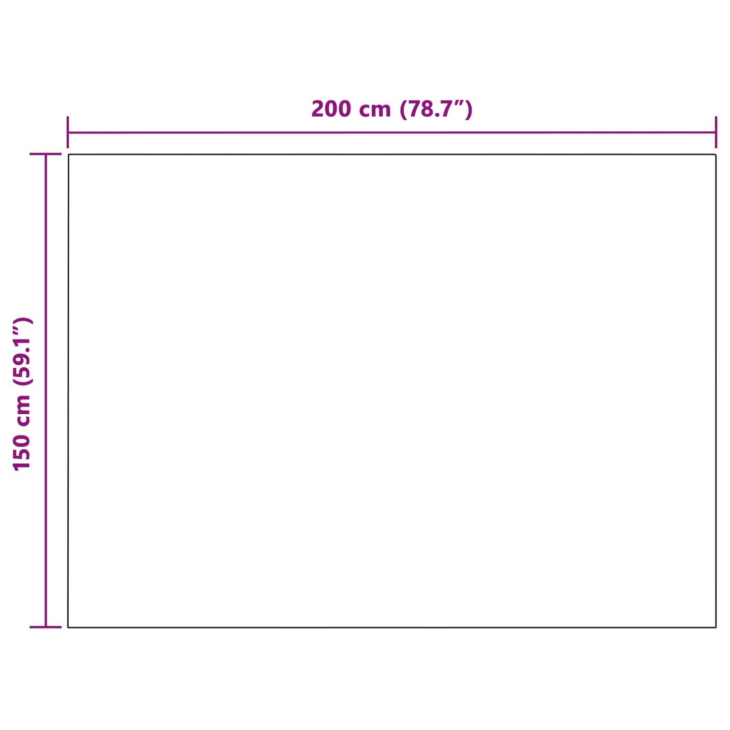 Wohndecken 6 stk. Grau 150 x 200 cm 4.68 kg Fleece