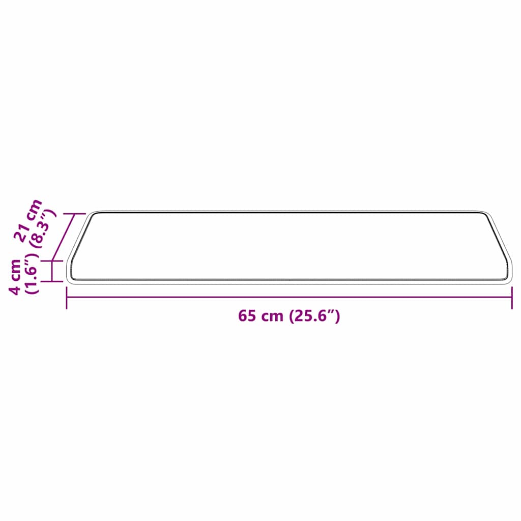 Selbstklebende Treppenschoner 15 stk. 65 x 21 x 4 cm Non-Slip