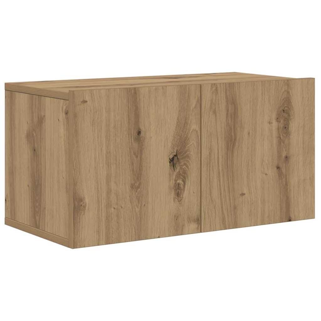 TV-Schrank-Set Wandmontiert 4 pcs Artisan-Eiche 80 x 30 x 30 cm