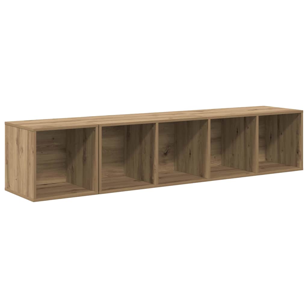 TV-Schrank Set 2 pcs Artisan-Eiche 37 x 37 x 142,5 cm
