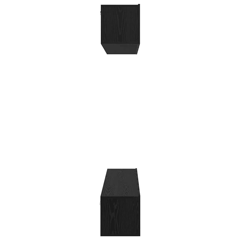 TV-Möbel-Set 5 pcs Schwarz Eichen-Optik 100 x 30 x 30 cm