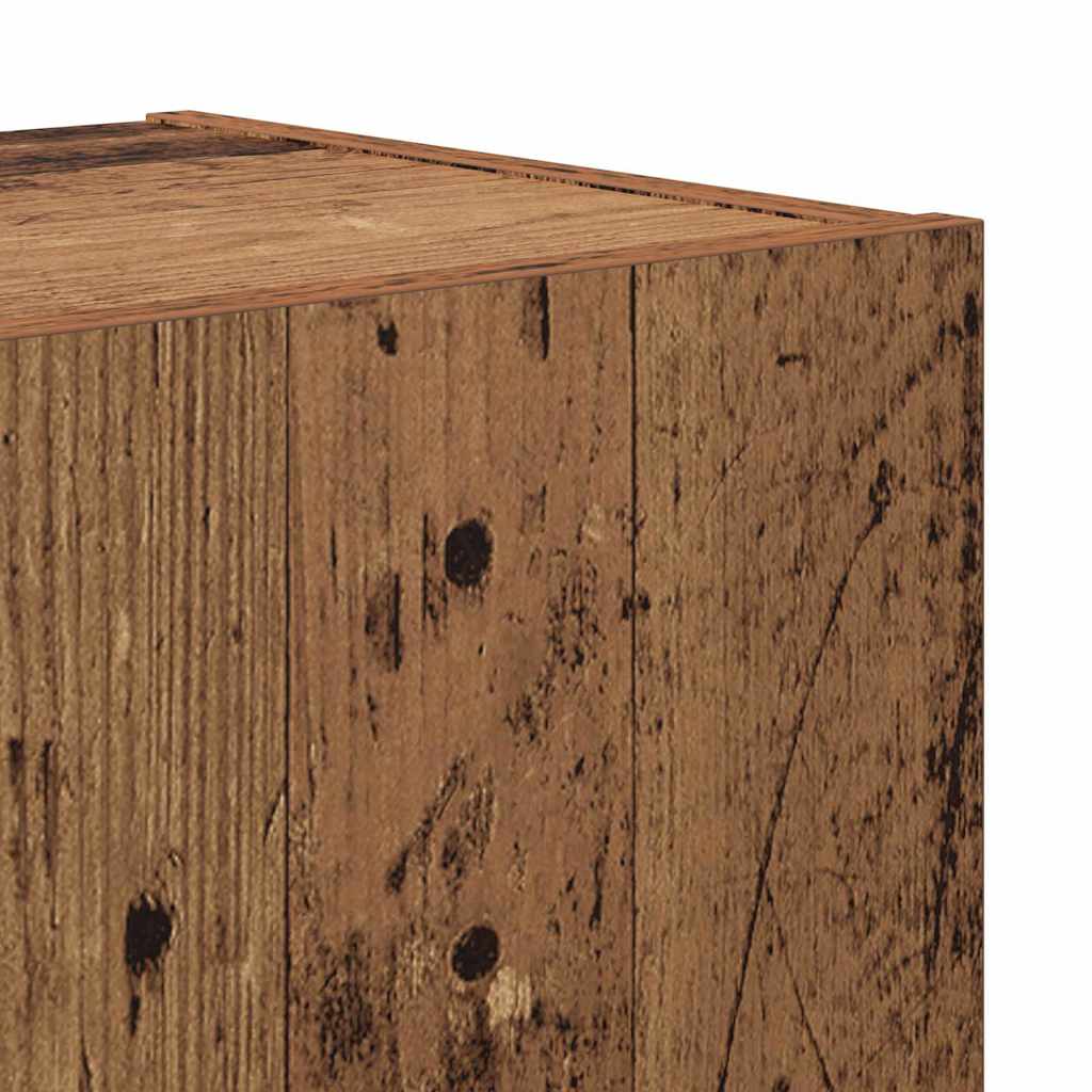 TV-Schranksystem 6 pcs Altholz 200 x 30 x 150 cm Holzwerkstoff