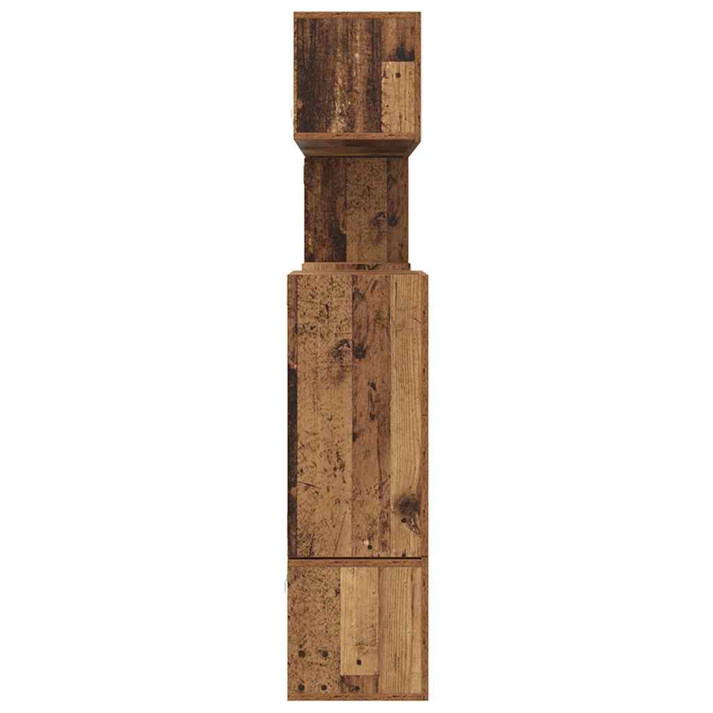 TV-Möbel-Set 10 pcs Altholz 60 x 30 x 30 cm Holzwerkstoff