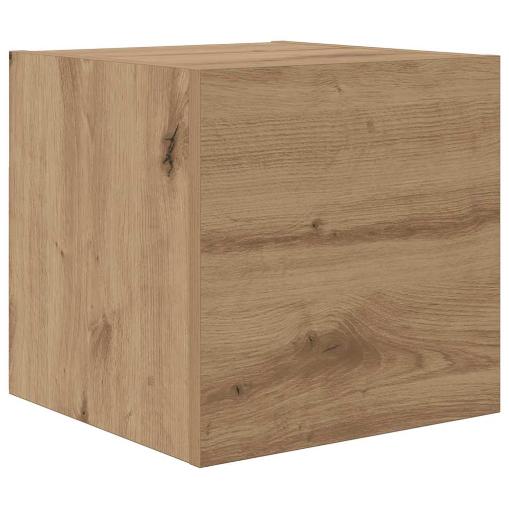 TV-Schrank-Set Wandmontiert 8 pcs Artisan-Eiche Holzwerkstoff