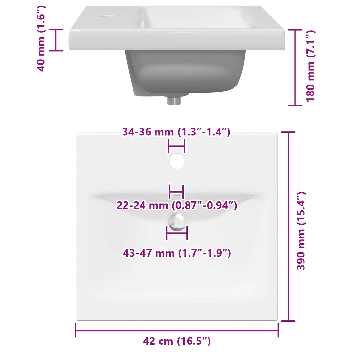 Badezimmermöbel-Set 2 stk. Artisan-Eiche 41 x 38,5 x 48 cm