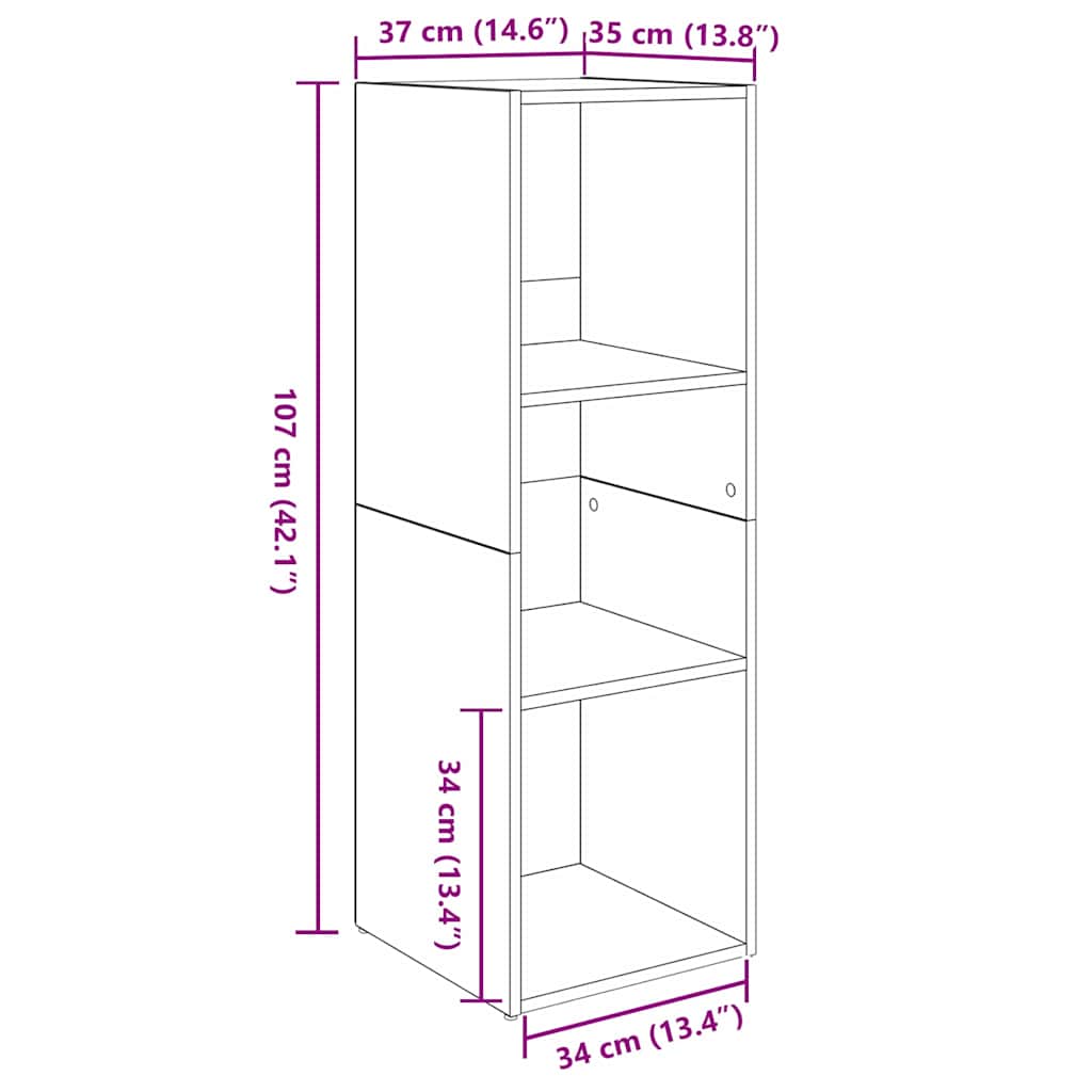 TV-Schrank-Set Altholz Holzwerkstoff